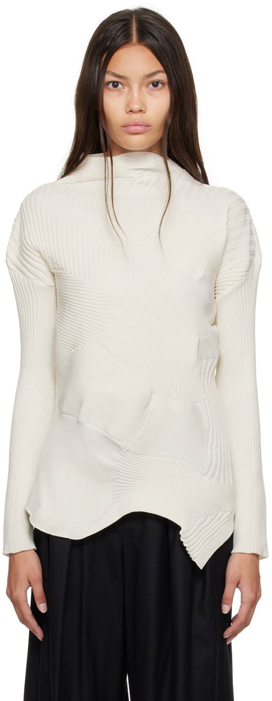 Issey Miyake: Off-White Kone Kone Turtleneck | SSENSE Canada