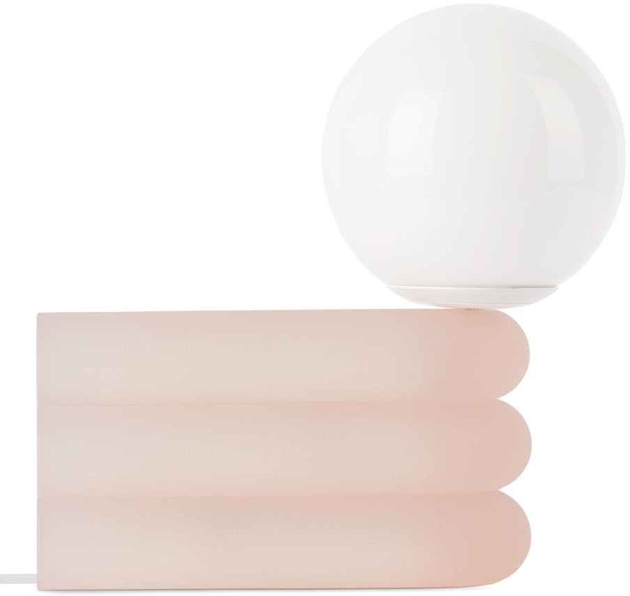 Soft-geometry Pink Small Elio Smart Lamp In Lychee