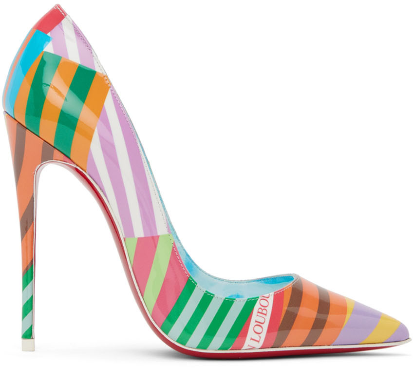 Christian Louboutin Multicolor So Kate Patent High Heel