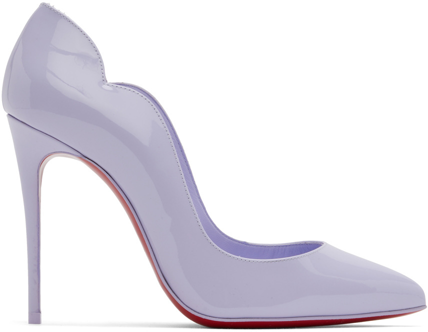 Christian Louboutin Purple Hot Chick 100 Heels