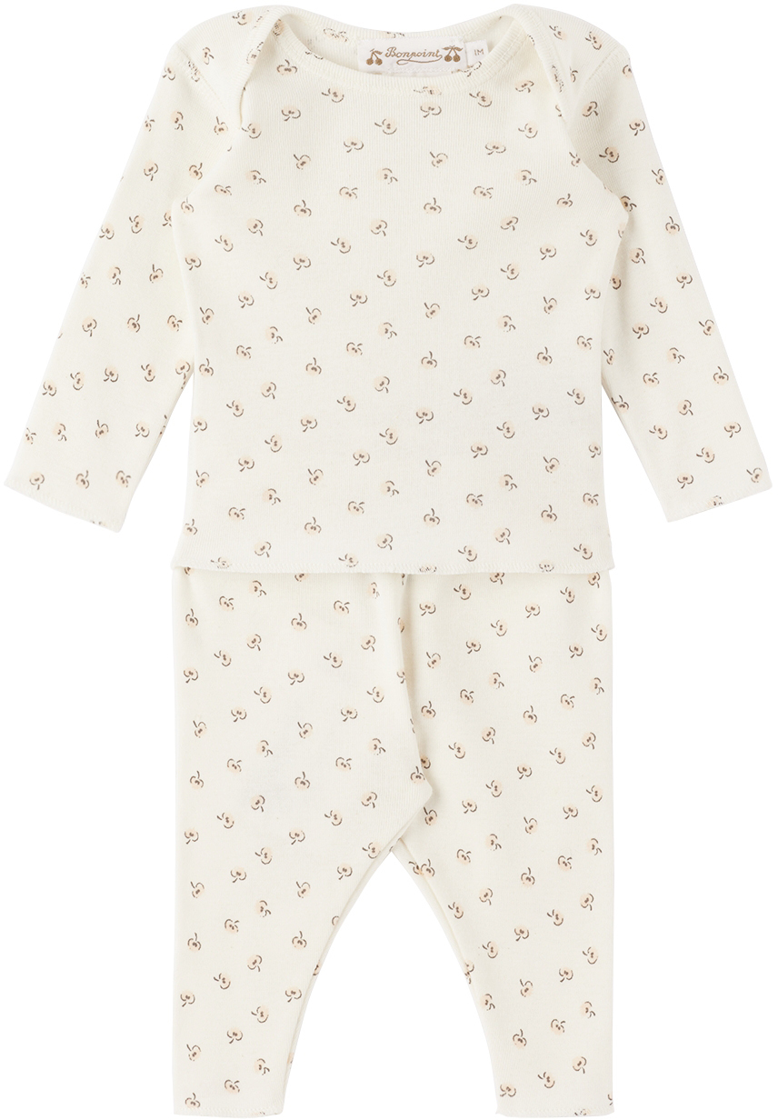 Baby Off-White Timi Long Sleeve T-Shirt & Lounge Pants by Bonpoint on Sale