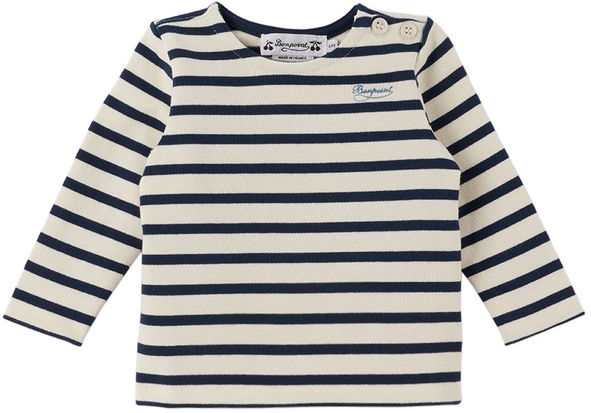 Baby Navy Maglia Long Sleeve Polo Ssense Abbigliamento Top e t-shirt T-shirt Polo 