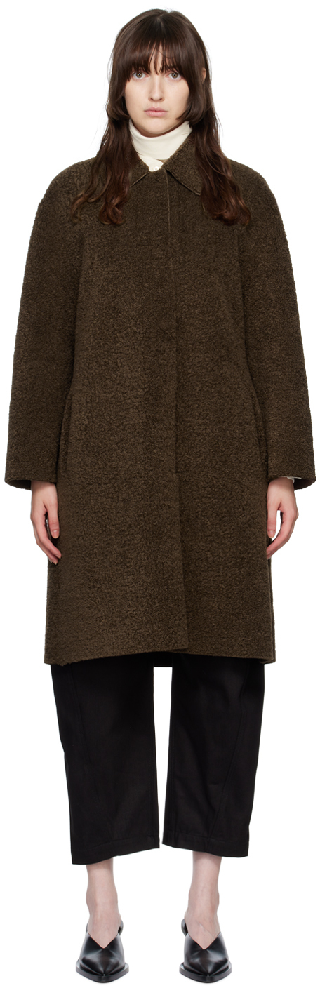 SSENSE Exclusive Reversible Brown Oversized Coat