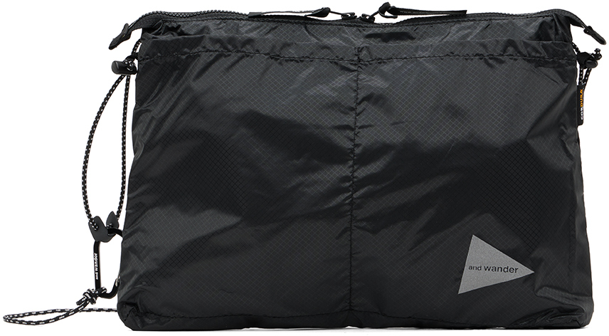 SSENSE Men Accessories Bags Briefcases Black Large Zip Laptop Holder 