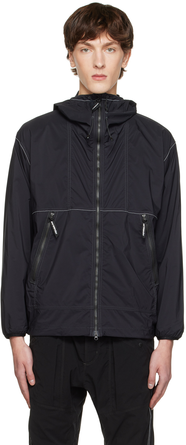 and wander: Black Windproof Jacket | SSENSE