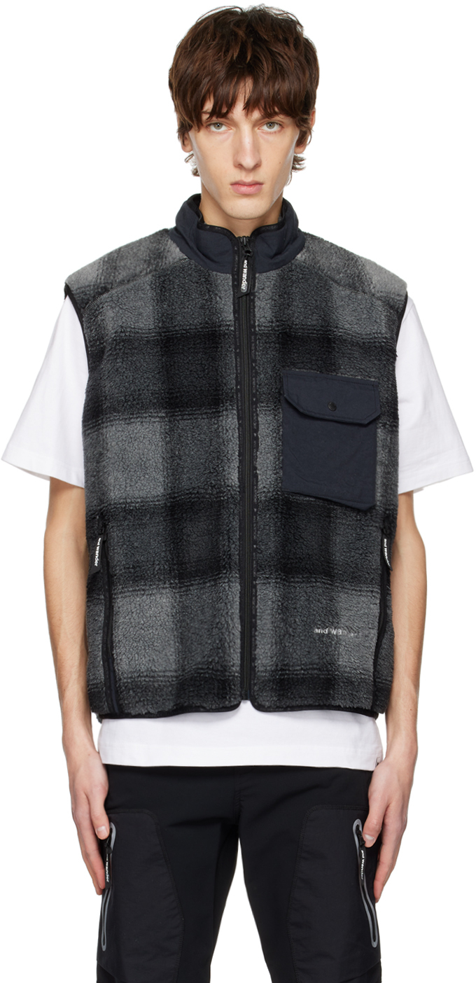 Black Boa Vest