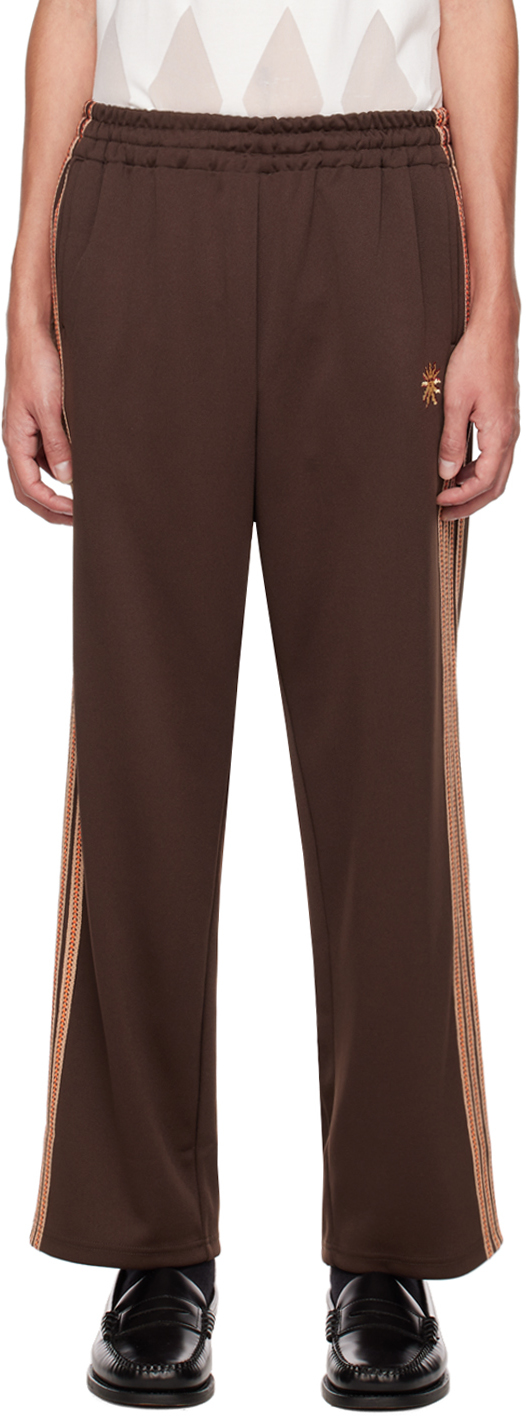 Brown 5 Stripe Lounge Pants