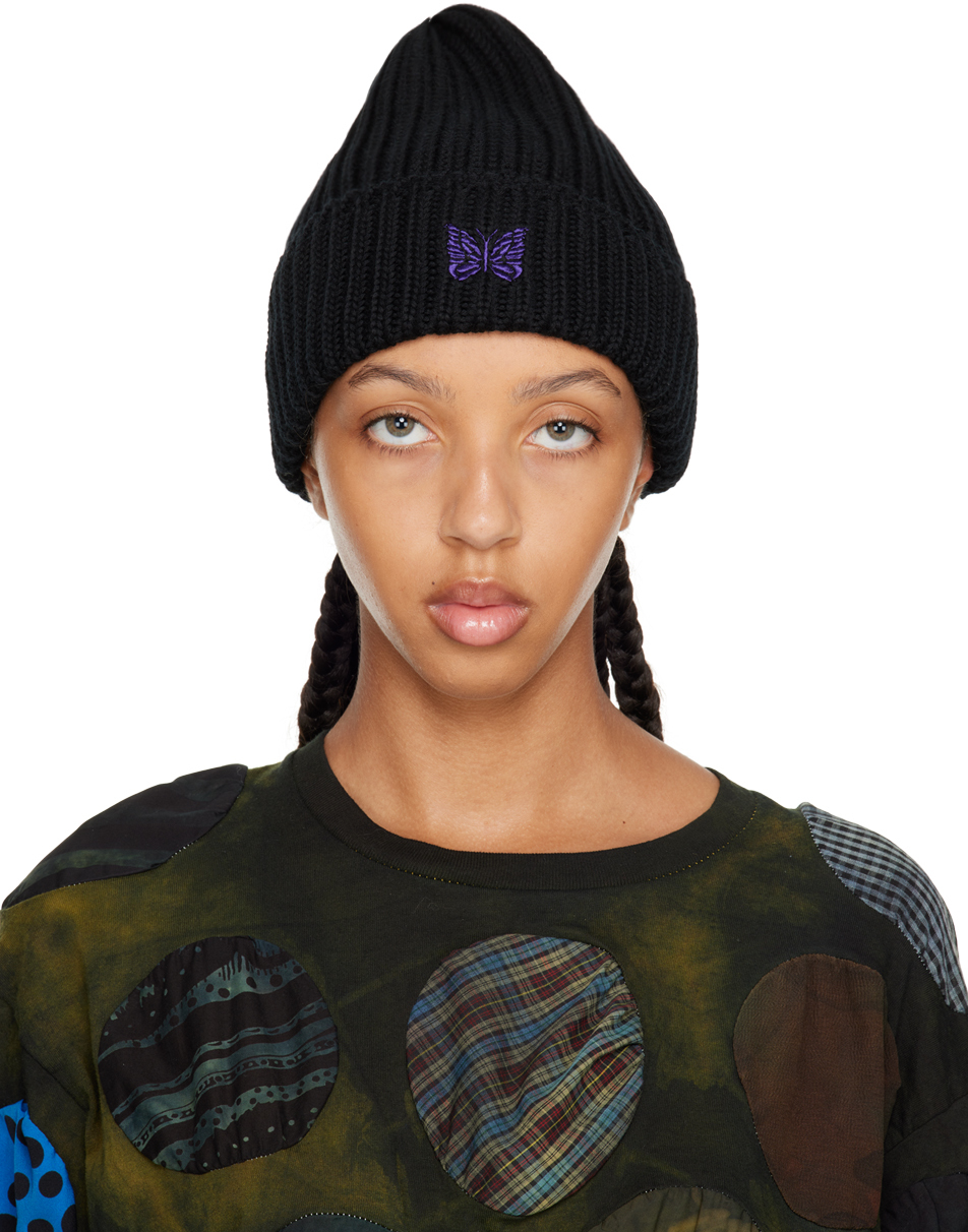 Black Watch Beanie by NEEDLES on Sale