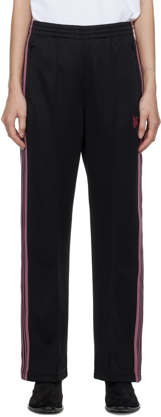 NEEDLES Black Embroidered Lounge Pants