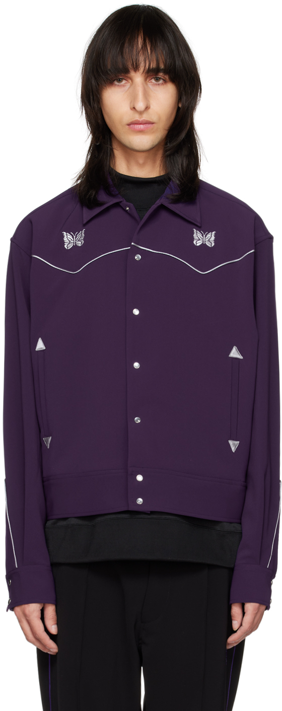 Needles Piping Cowboy Jacket Dk.Purple M-