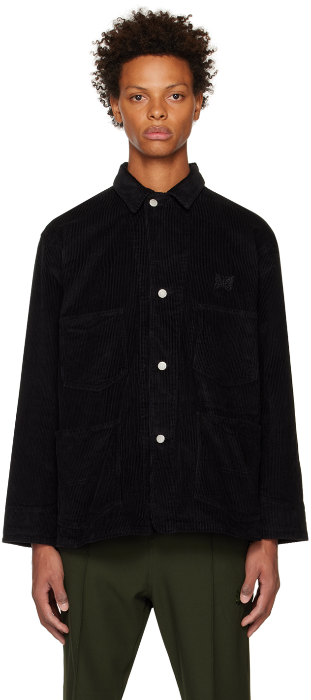 NEEDLES: Black SMITH'S Edition Embroidered Jacket | SSENSE Canada