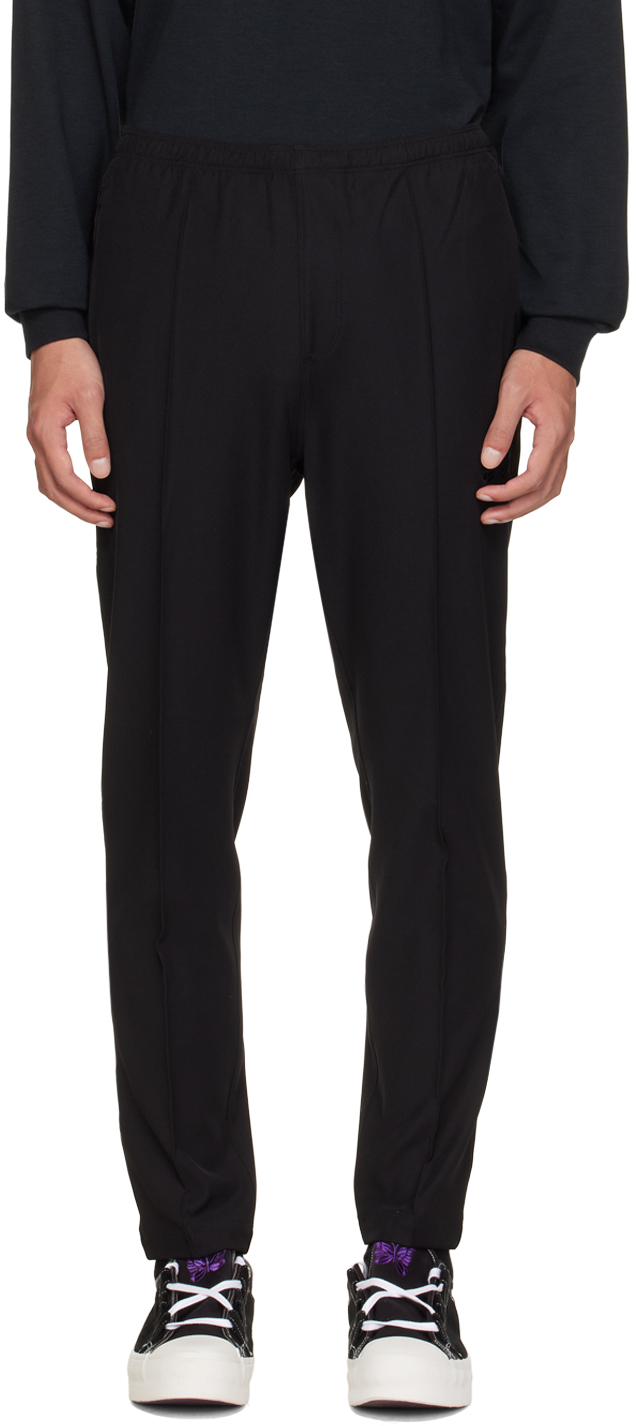 NEEDLES: Black W.U. Track Pants | SSENSE