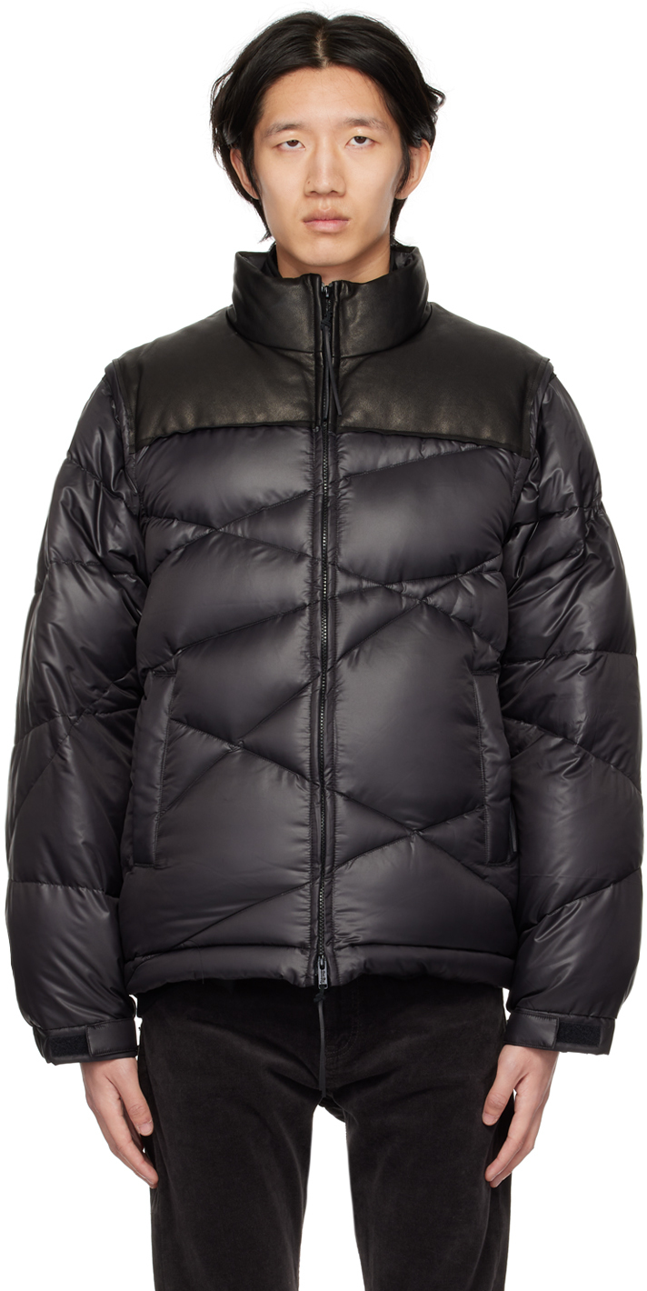 Black Convertible Down Jacket