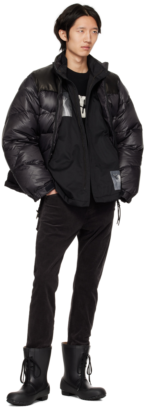 Black Convertible Down Jacket