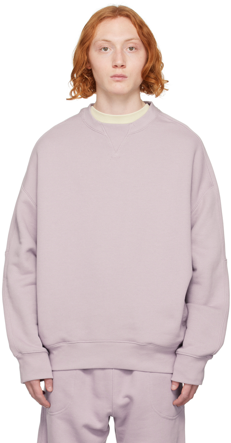 Purple Relaxed-Fit Sweatshirt