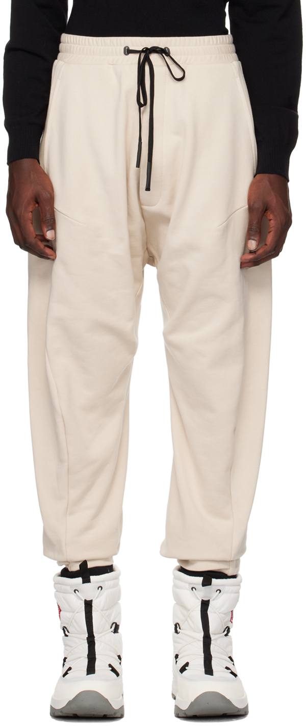 Templa Beige Classic Lounge Pants In Fog