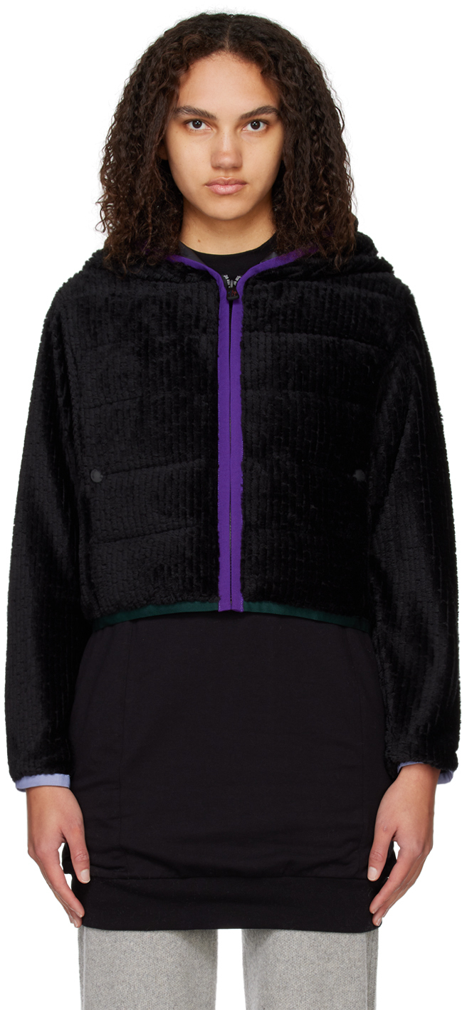 Moncler Grenoble: Black Maglia Jacket | SSENSE UK