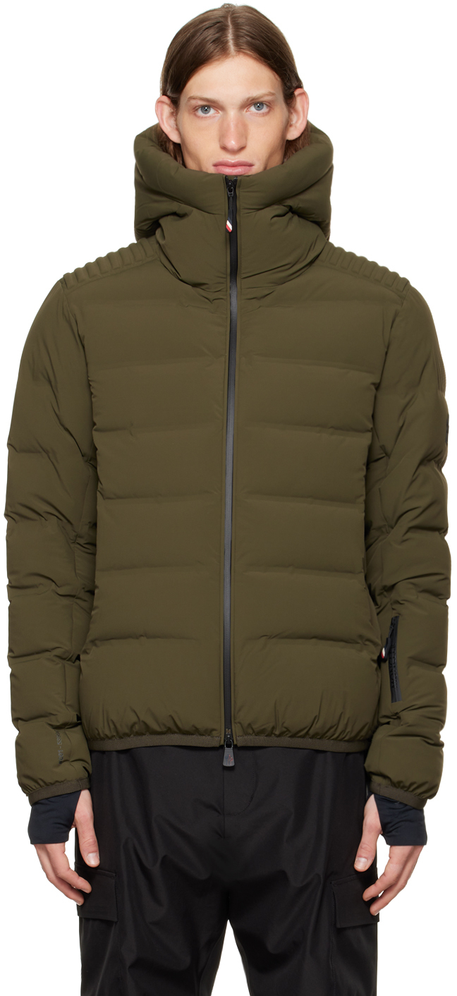 Moncler Grenoble: Blouson Montgetech vert en duvet