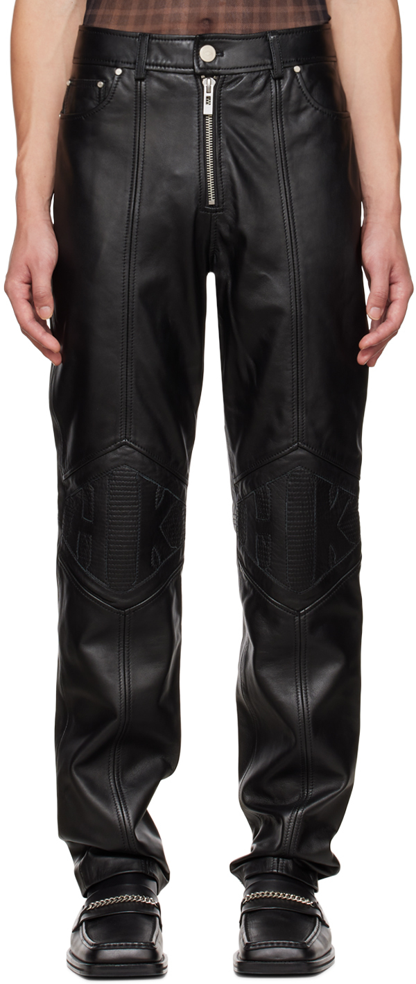 Han Kjobenhavn Black 'HK' Leather Pants