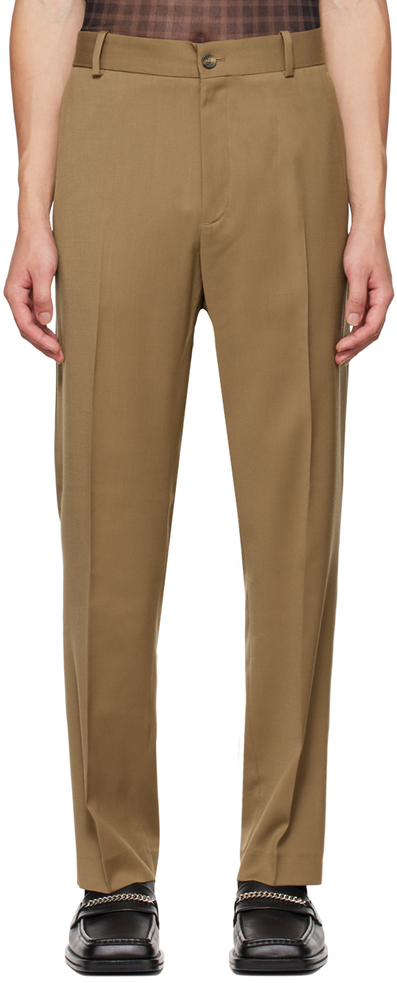 Han Kjobenhavn Brown Single Suit Trousers