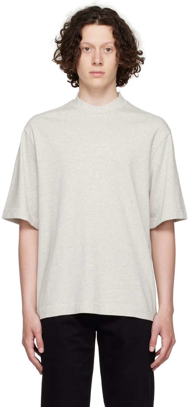 Han Kjobenhavn Gray Cotton T-Shirt