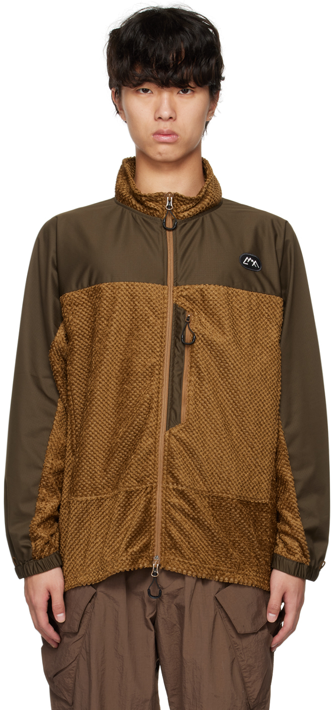 Cmf Outdoor Garment Khaki Full-zip Sweater In Coyote