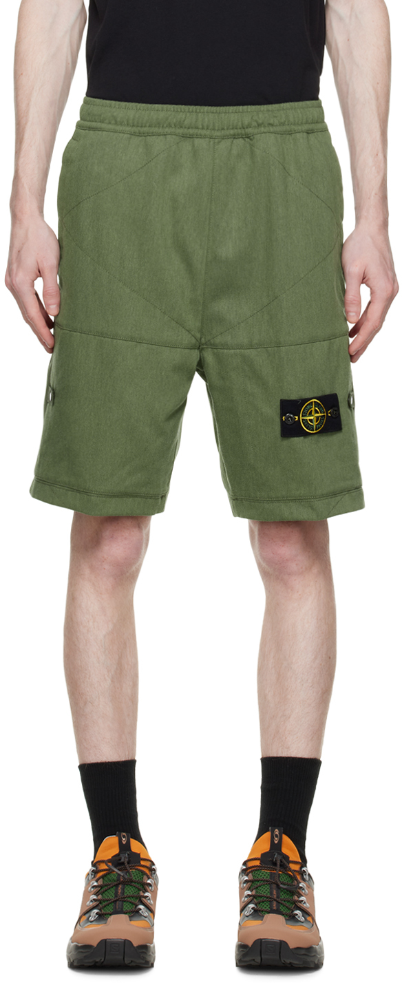 Stone Island Khaki L0102 Shorts