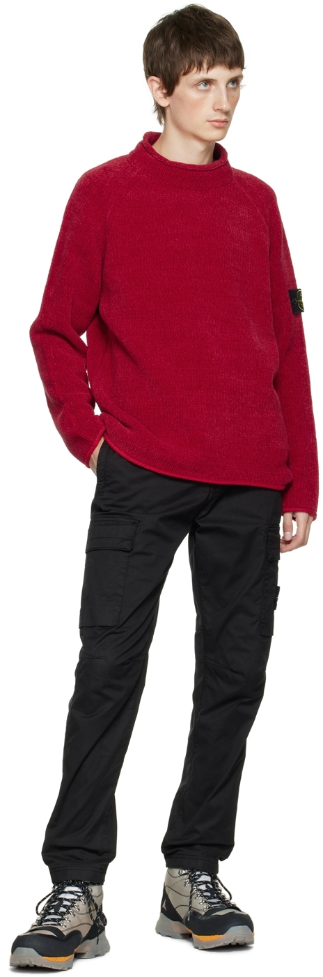 Stone Island レッド シェニール セーター