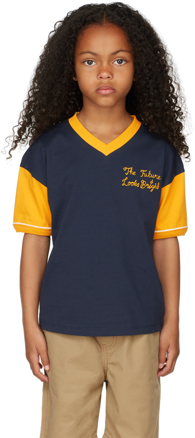 NWT Mini Rodini Yellow Donkey T-shirt Boys Kids Girls Tee Shirt 
