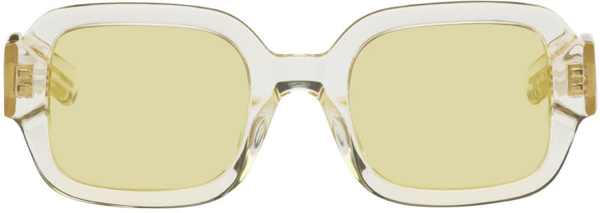 FLATLIST EYEWEAR Transparent Yellow Tishkoff Sunglasses