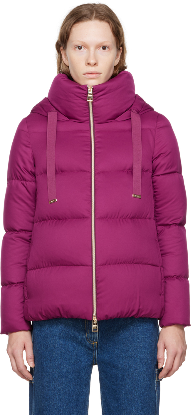 Burgandy Arendelle Down Jacket