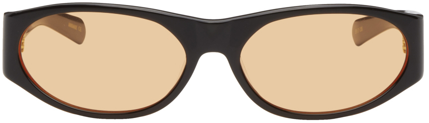Black Eddie Kyu Sunglasses by FLATLIST EYEWEAR on Sale