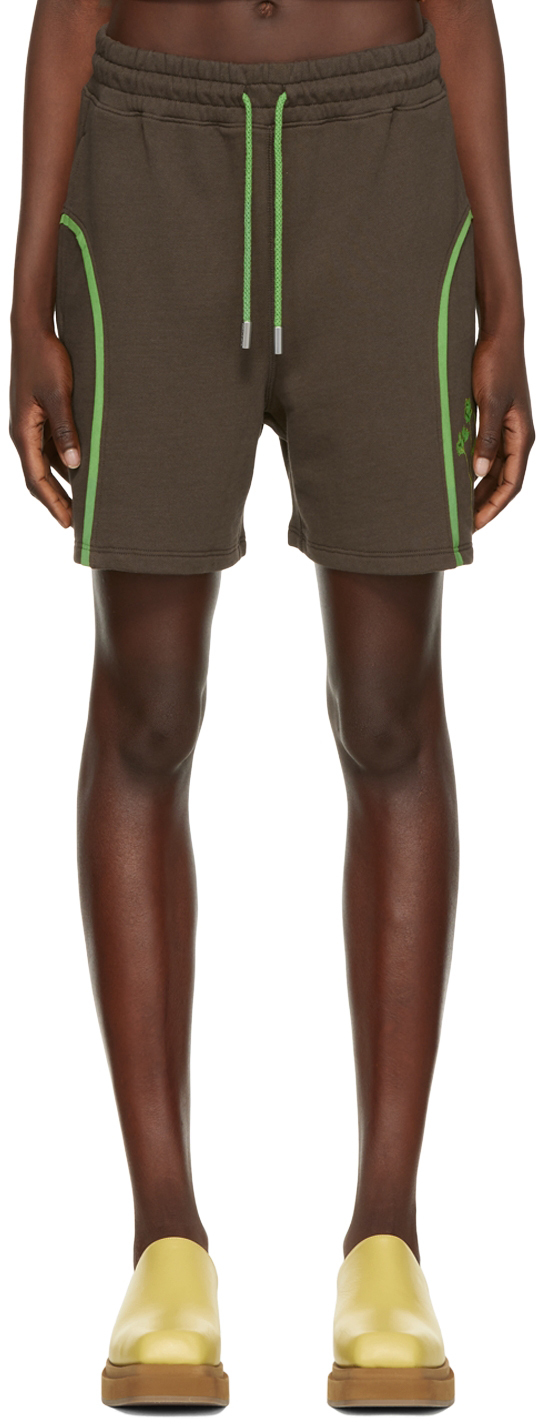 Eckhaus Latta Brown Cotton Shorts