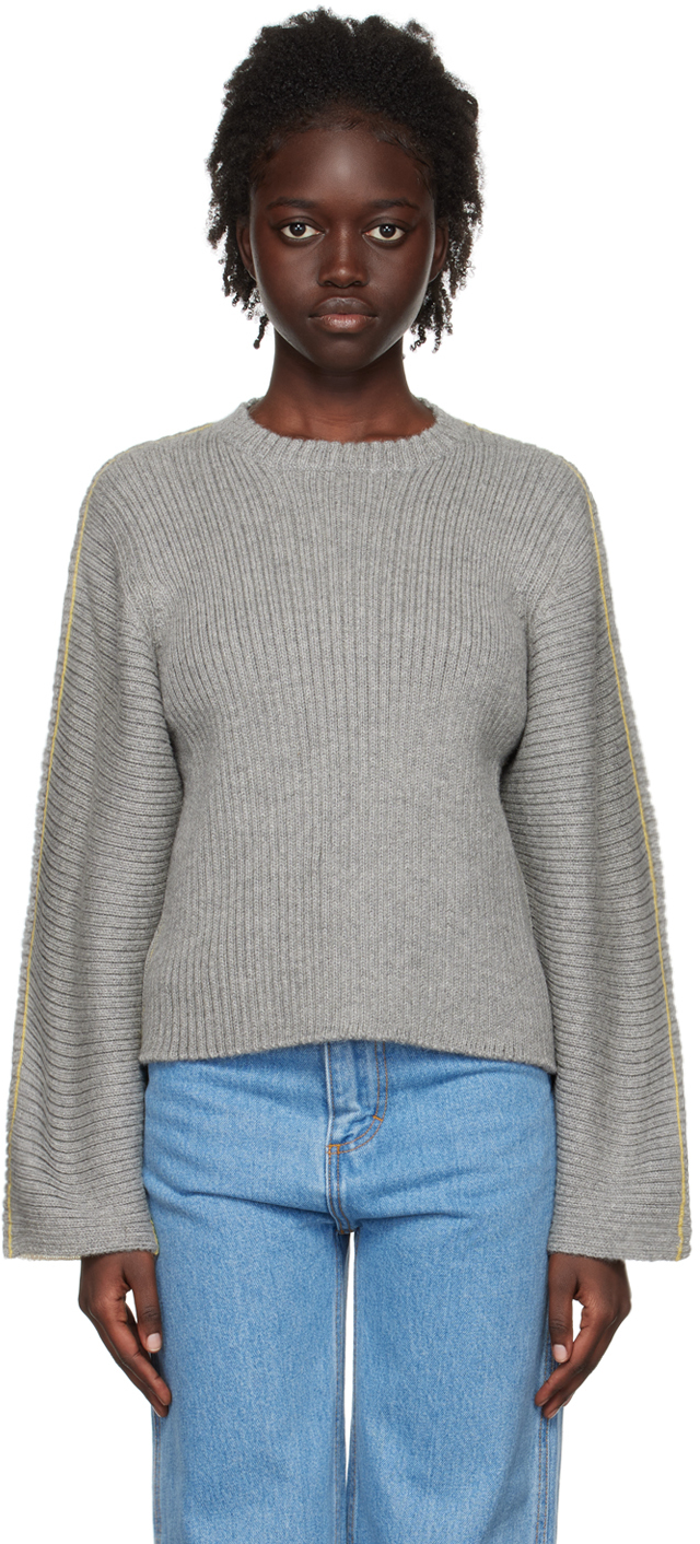 Gray & Off-White Ash Sweater