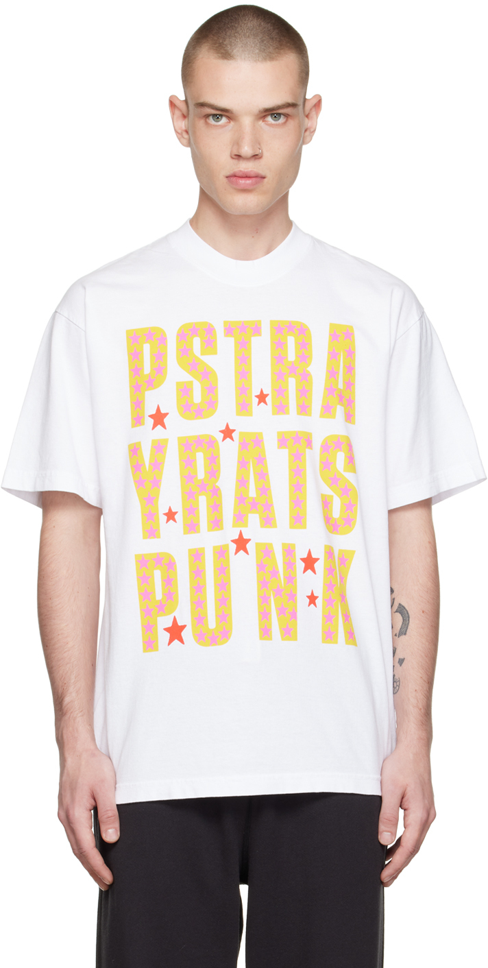 White Stray Punk T-Shirt