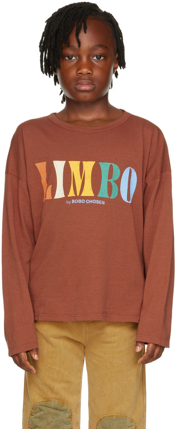 Bobo Choses Kids Burgundy Limbo T-shirt