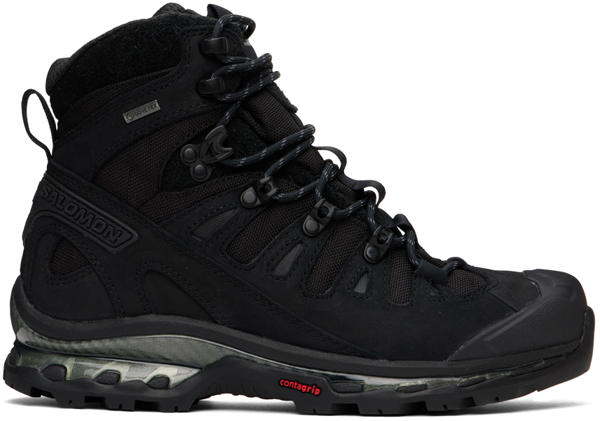 SSENSE Men Shoes Outdoor Shoes Black Neve Hiking Boots 