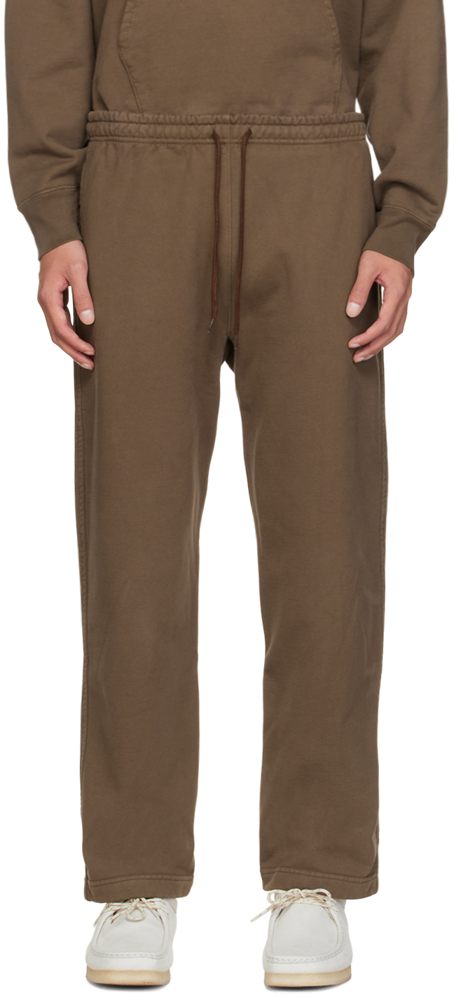 Lady White Co.: Brown Super Weighted Lounge Pants | SSENSE