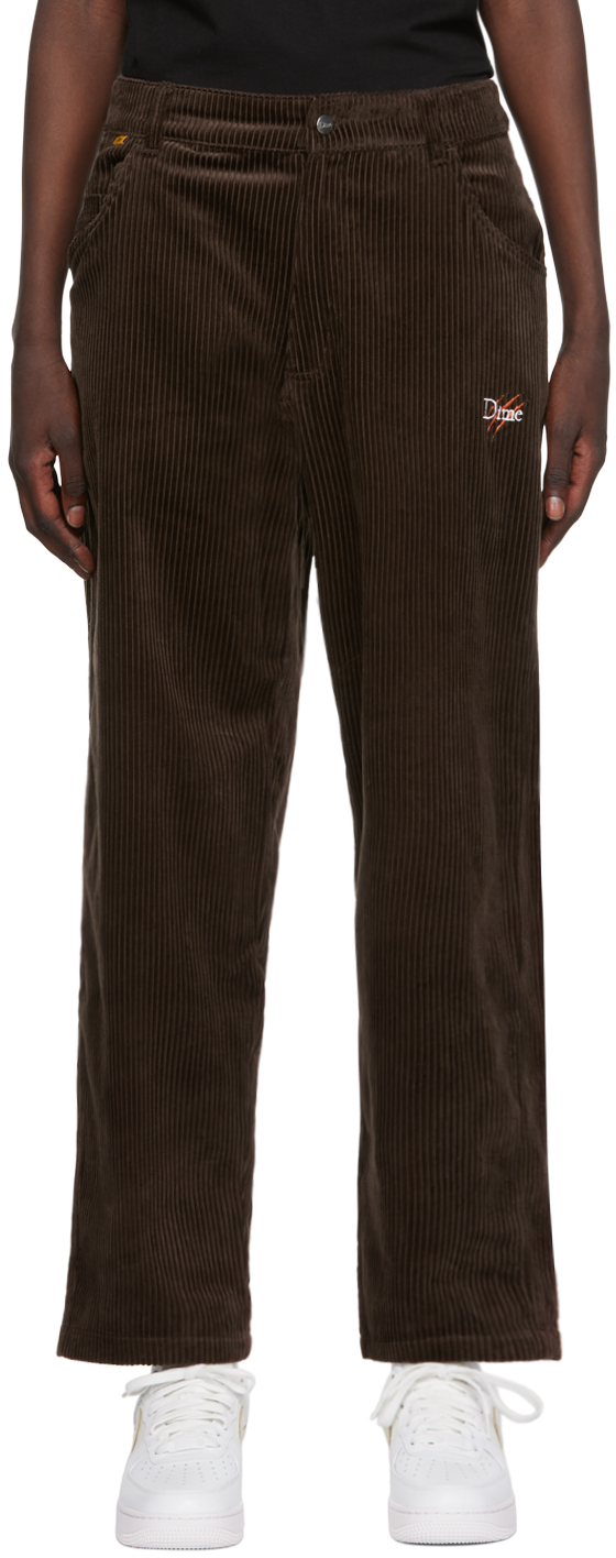 Dime Brown Dino Baggy Trousers
