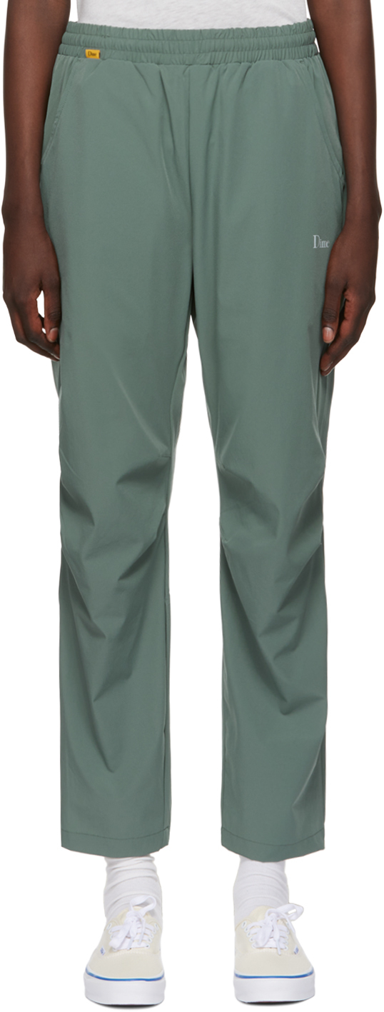 Dime Green Classic Sports Trousers