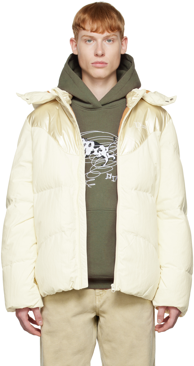 【DIME】CONTRAST PUFFER JACKET : OFF WHITE