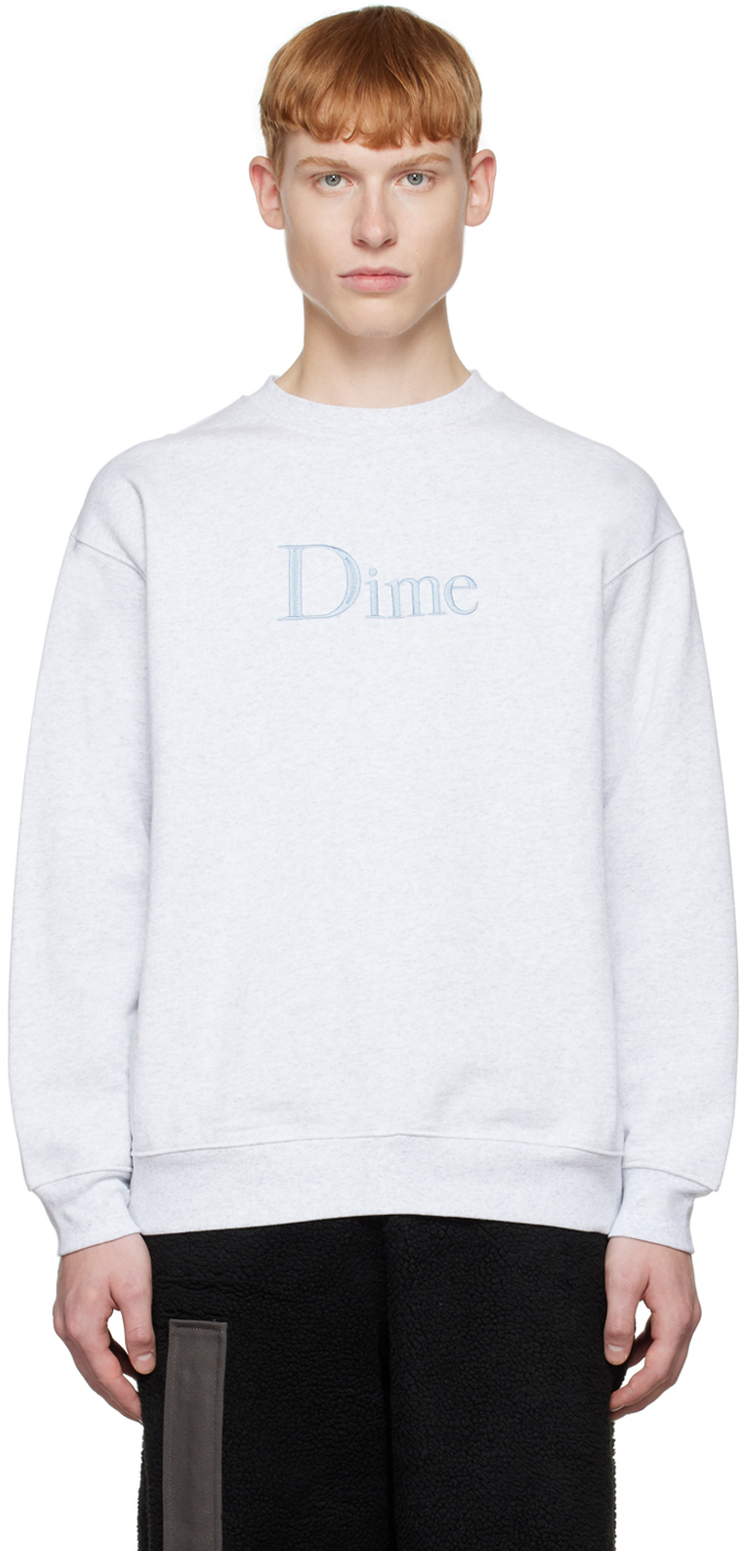 Dime: Gray Classic Sweatshirt | SSENSE