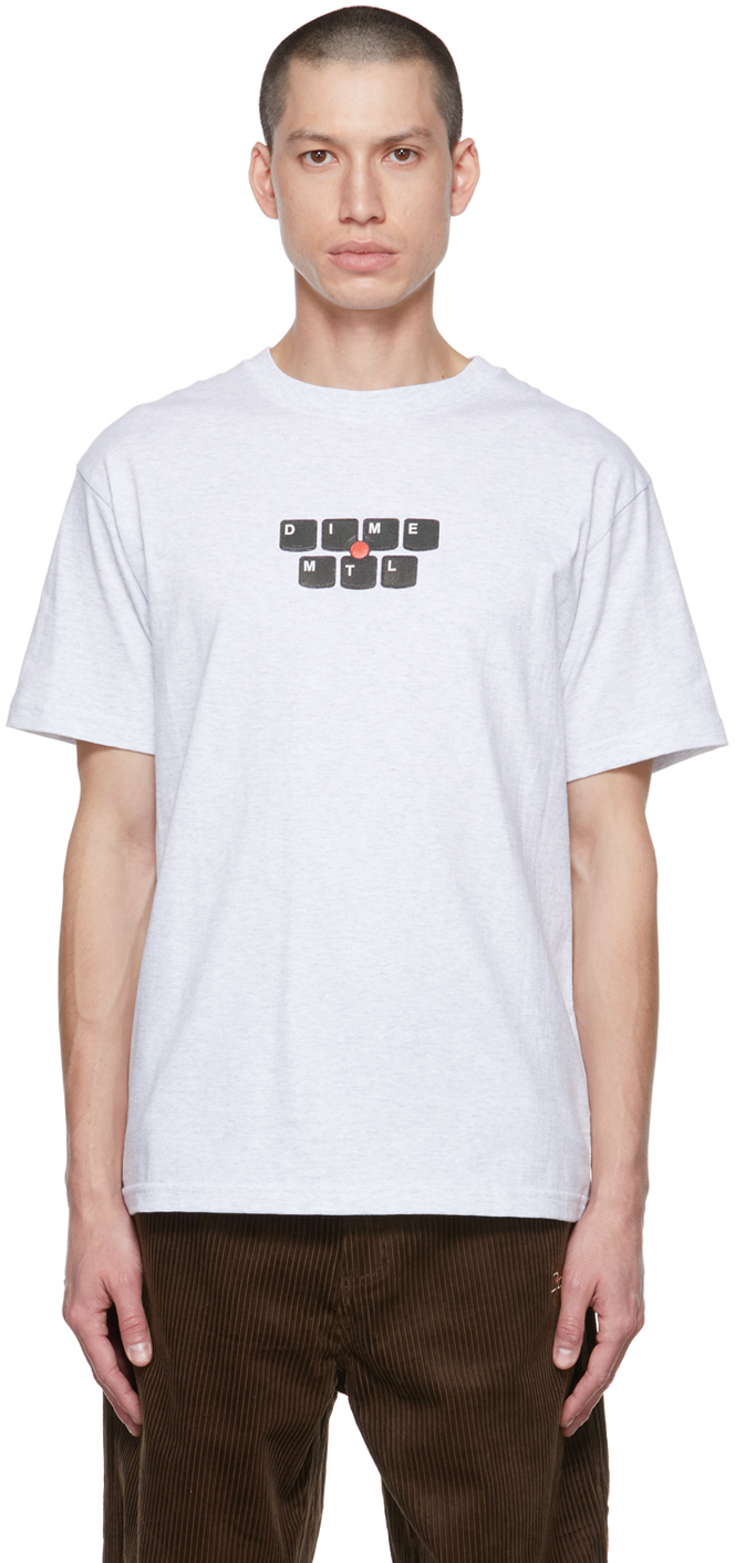 Dime: Gray Thinkpad T-Shirt | SSENSE UK