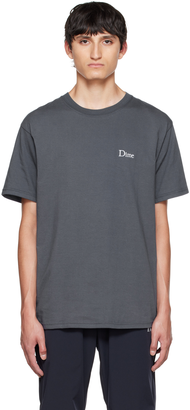 Dime Navy Classic T-Shirt