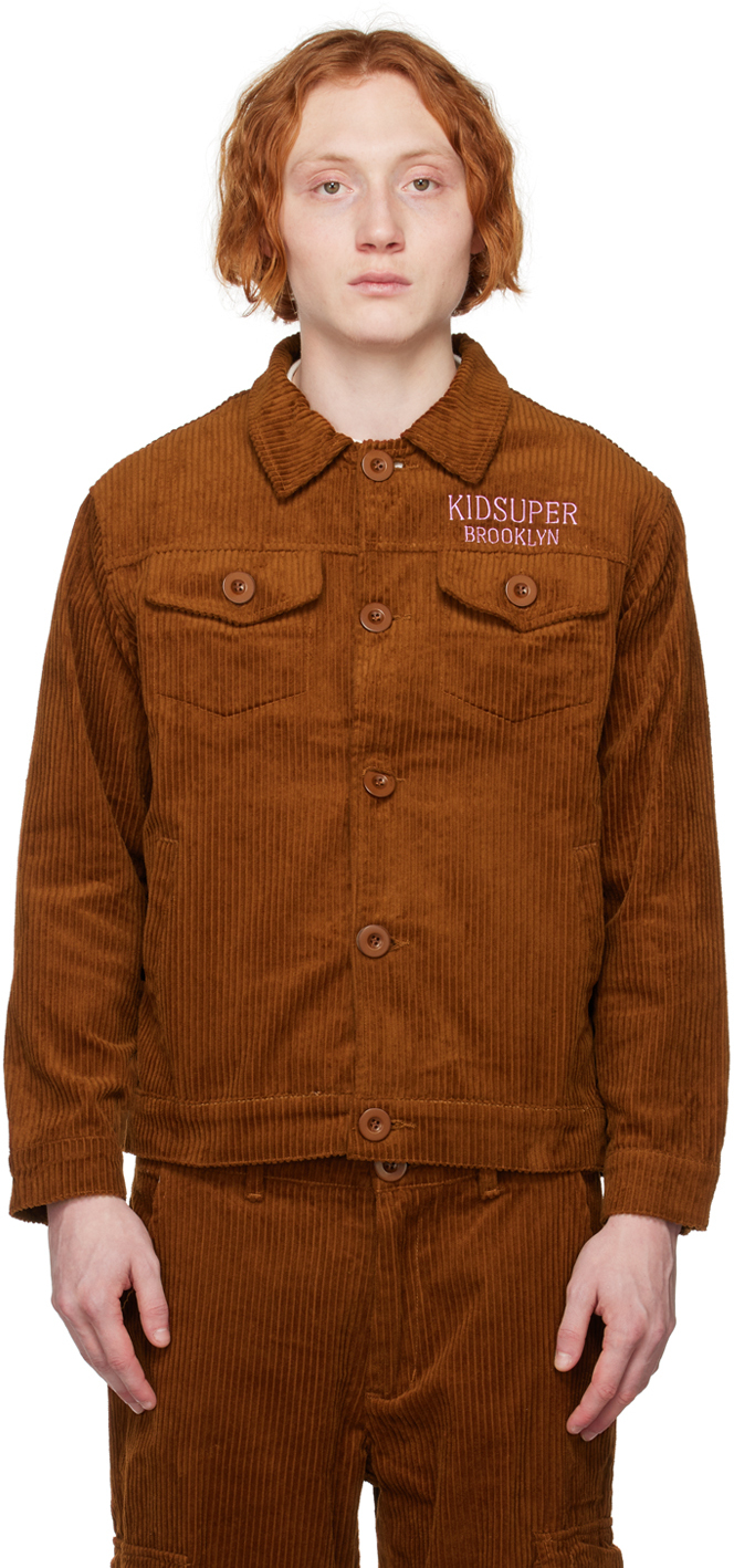 KidSuper Brown Cord Jacket