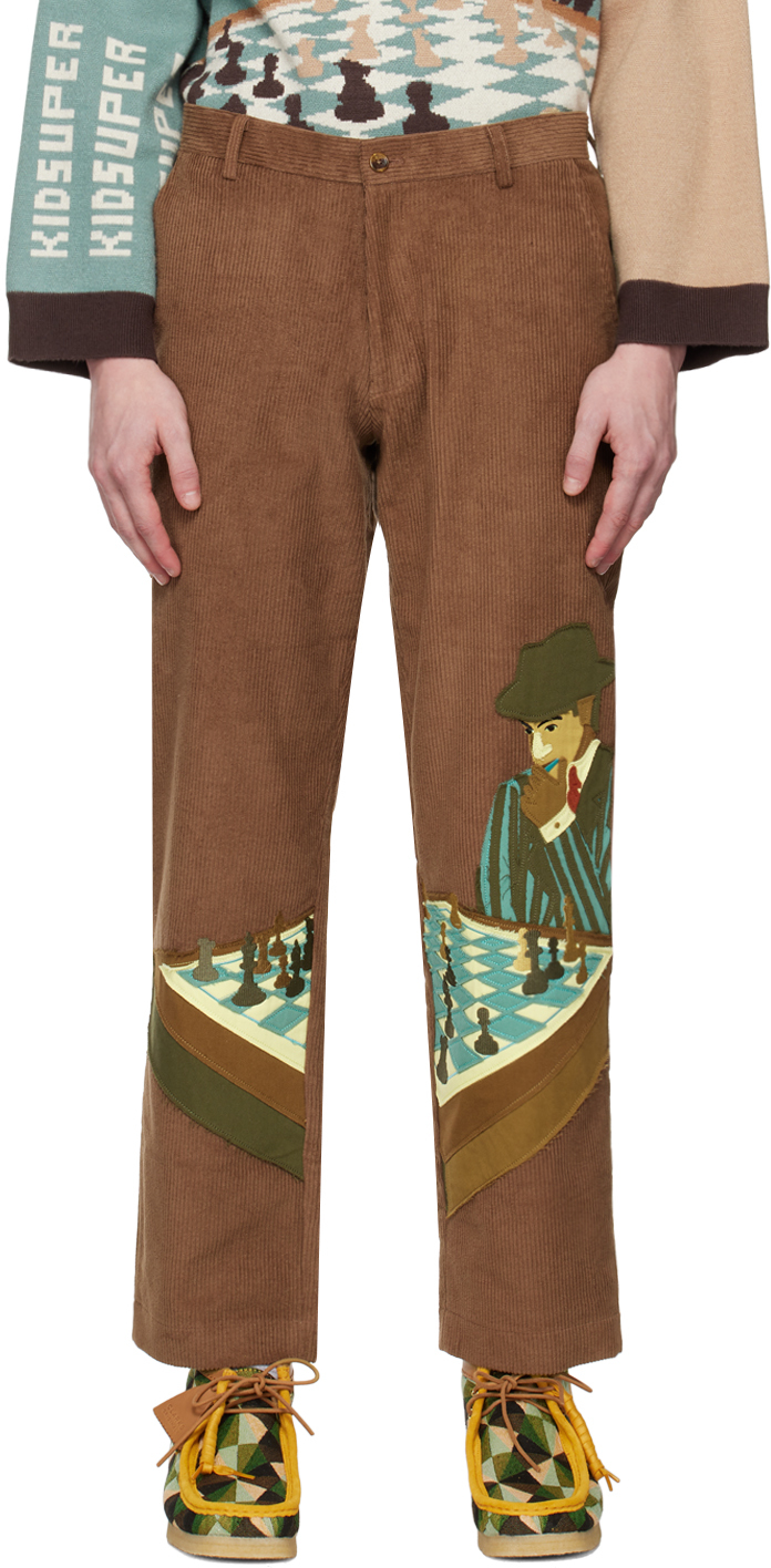 brown-chess-not-checkers-trousers-by-kidsuper-on-sale