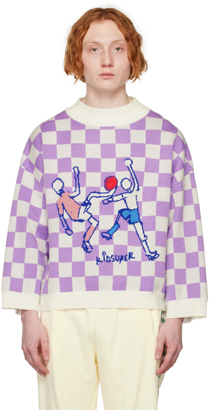 KidSuper Checkered Sweater