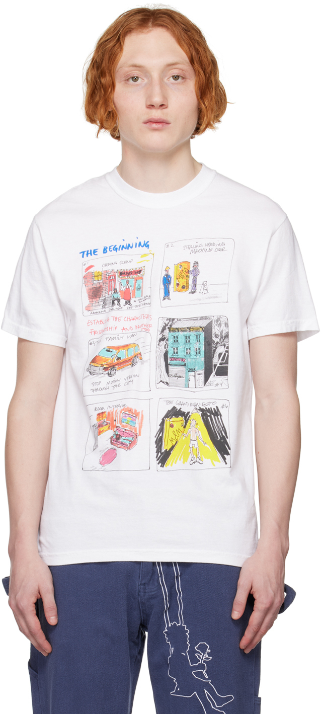 KidSuper White Screenplay T-Shirt