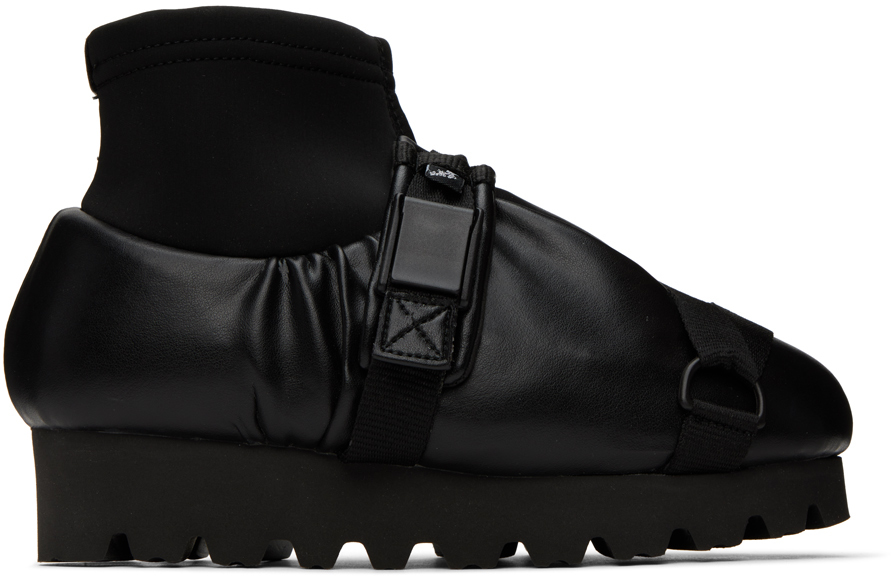 Black Camp Ankle Boots