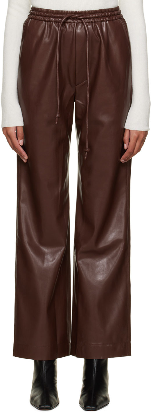 Nanushka Brown Calie Trousers